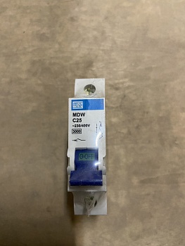 MDW-C25 Выключатель автоматический 1П 25А С 5кА, шт