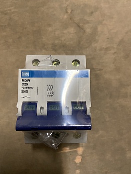 MDW-C25-3 Выключатель автоматический 3П 25А С 5кА, шт